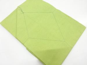 未使用品　手織り紬　無地名古屋帯